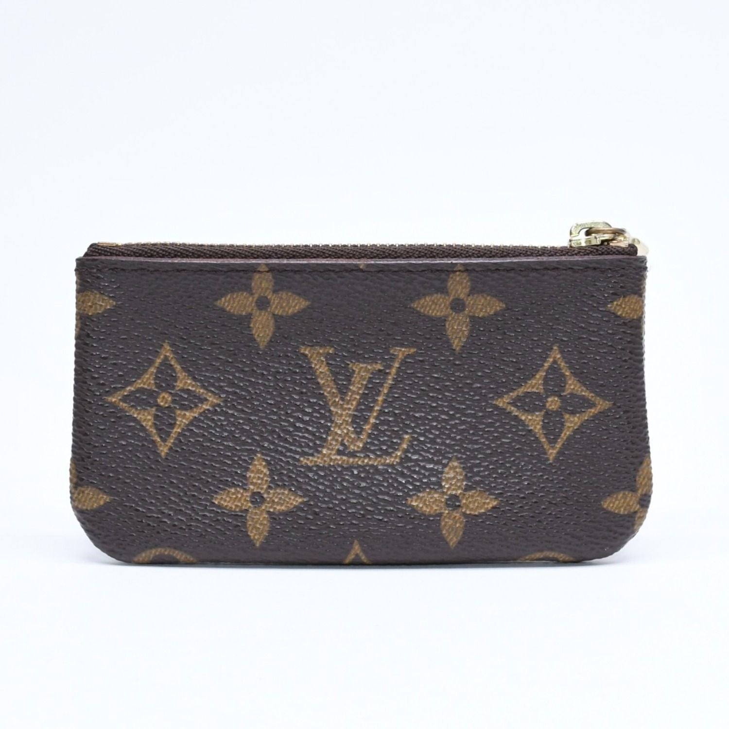 Louis Vuitton Pochette Cles Coin Purse Monogram Brown — view 2