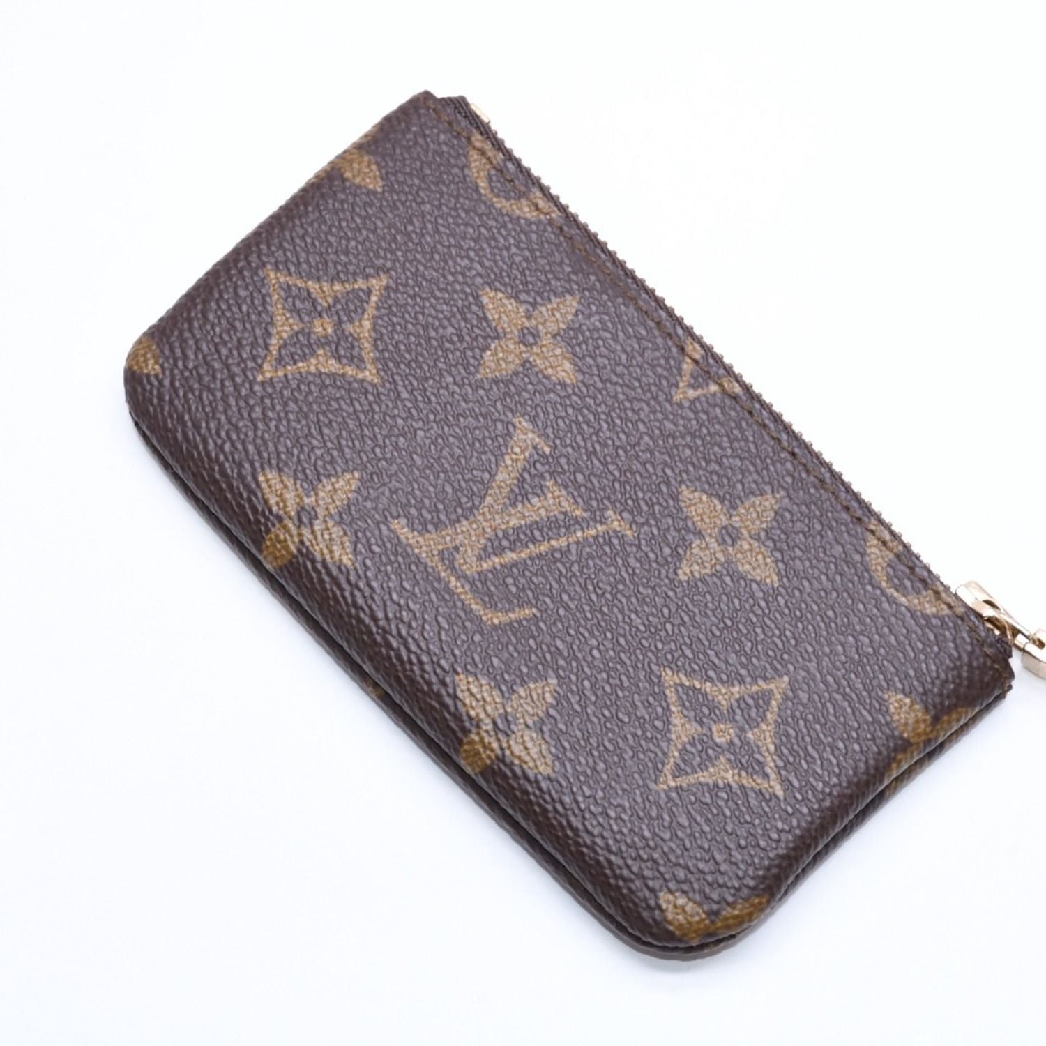 Louis Vuitton Pochette Cles Coin Purse Monogram Brown — view 3