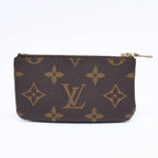 Louis Vuitton Pochette Cles Coin Purse Monogram Brown — view 2