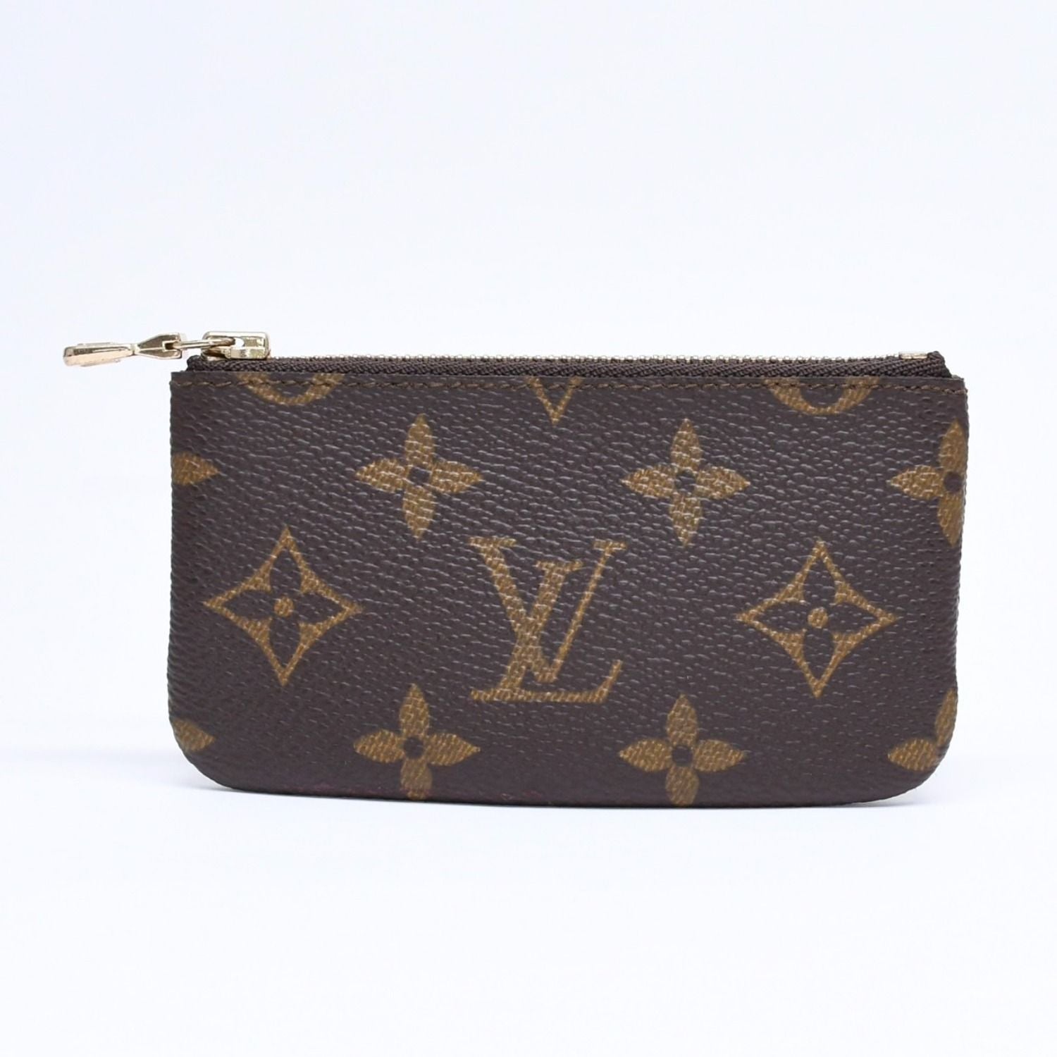 Louis Vuitton Pochette Cles Coin Purse Monogram Brown
