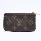 Louis Vuitton Pochette Cles Coin Purse Monogram Brown — view 2