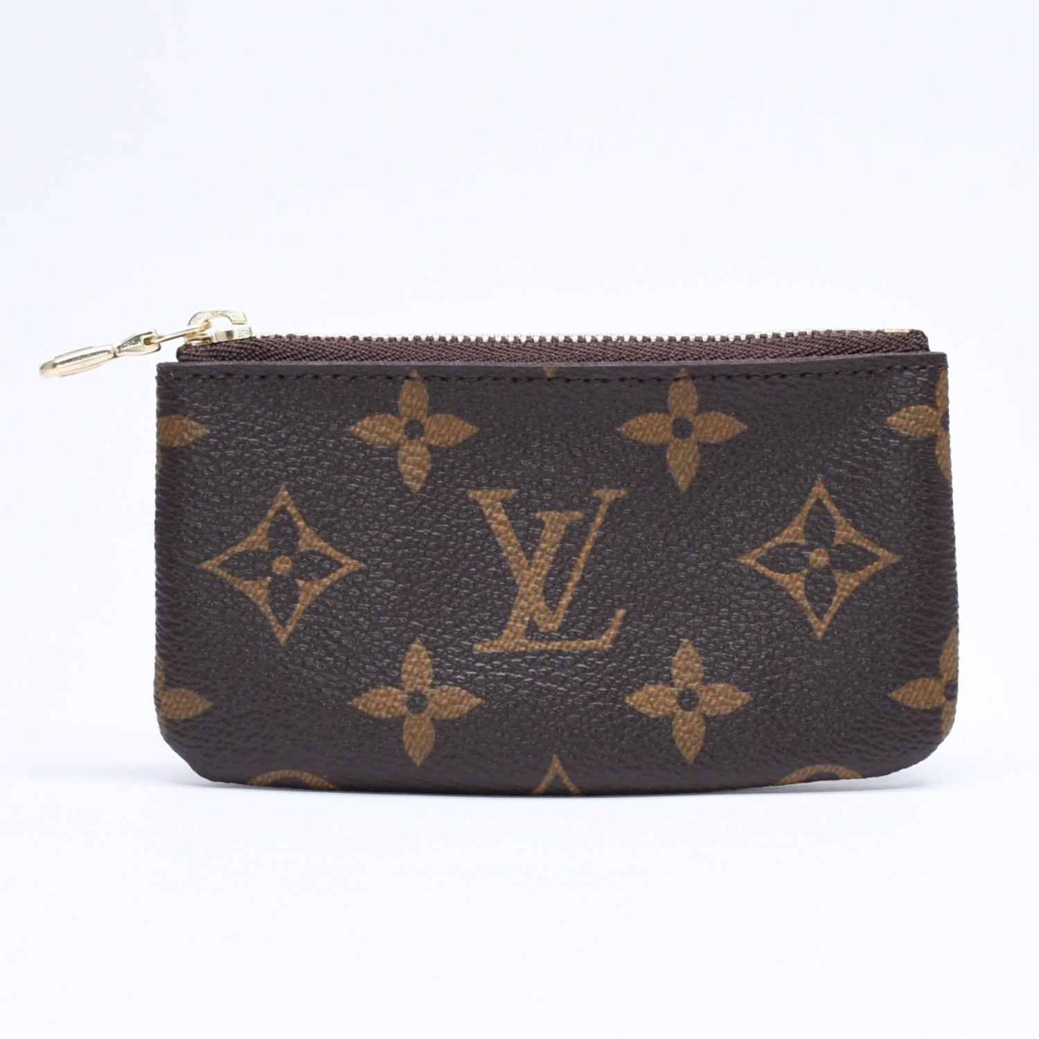 Louis Vuitton Pochette Cles Coin Purse Monogram Brown