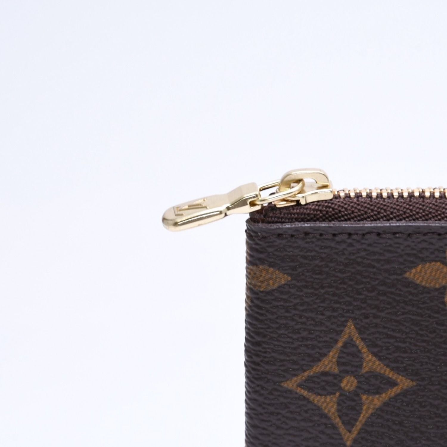 Louis Vuitton Pochette Cles Coin Purse Monogram Brown — view 7