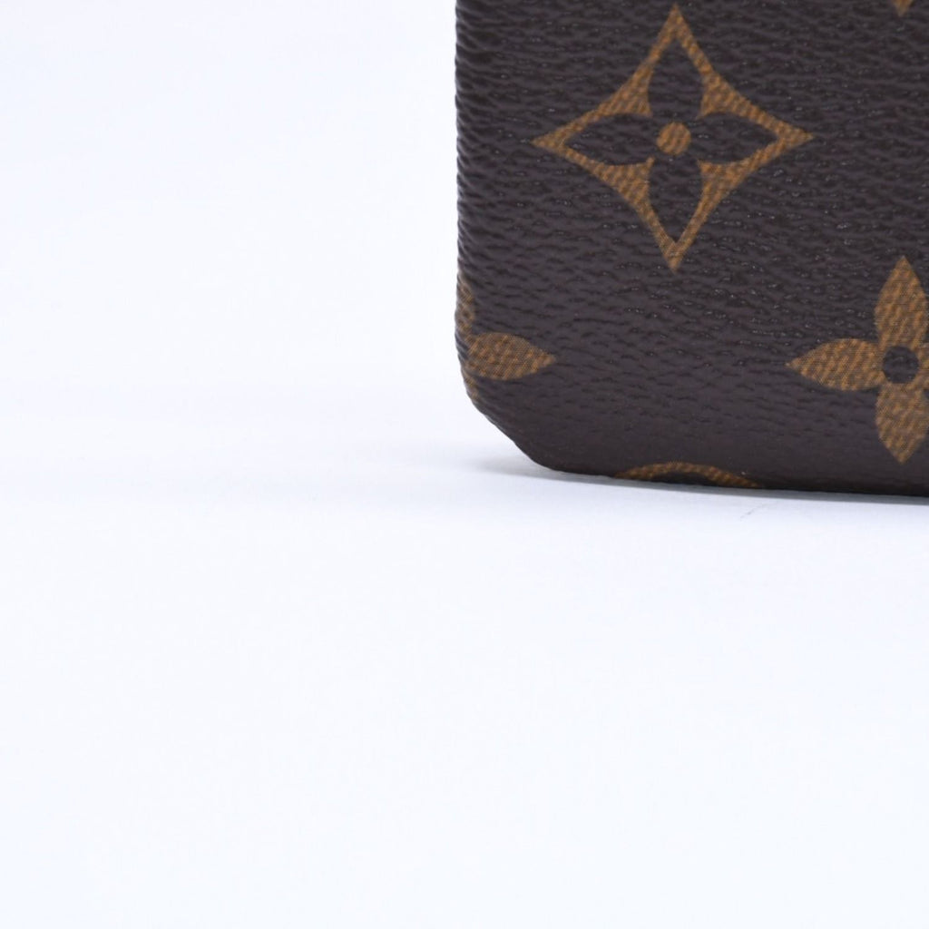 Louis Vuitton Pochette Cles Coin Purse Monogram Brown — view 8