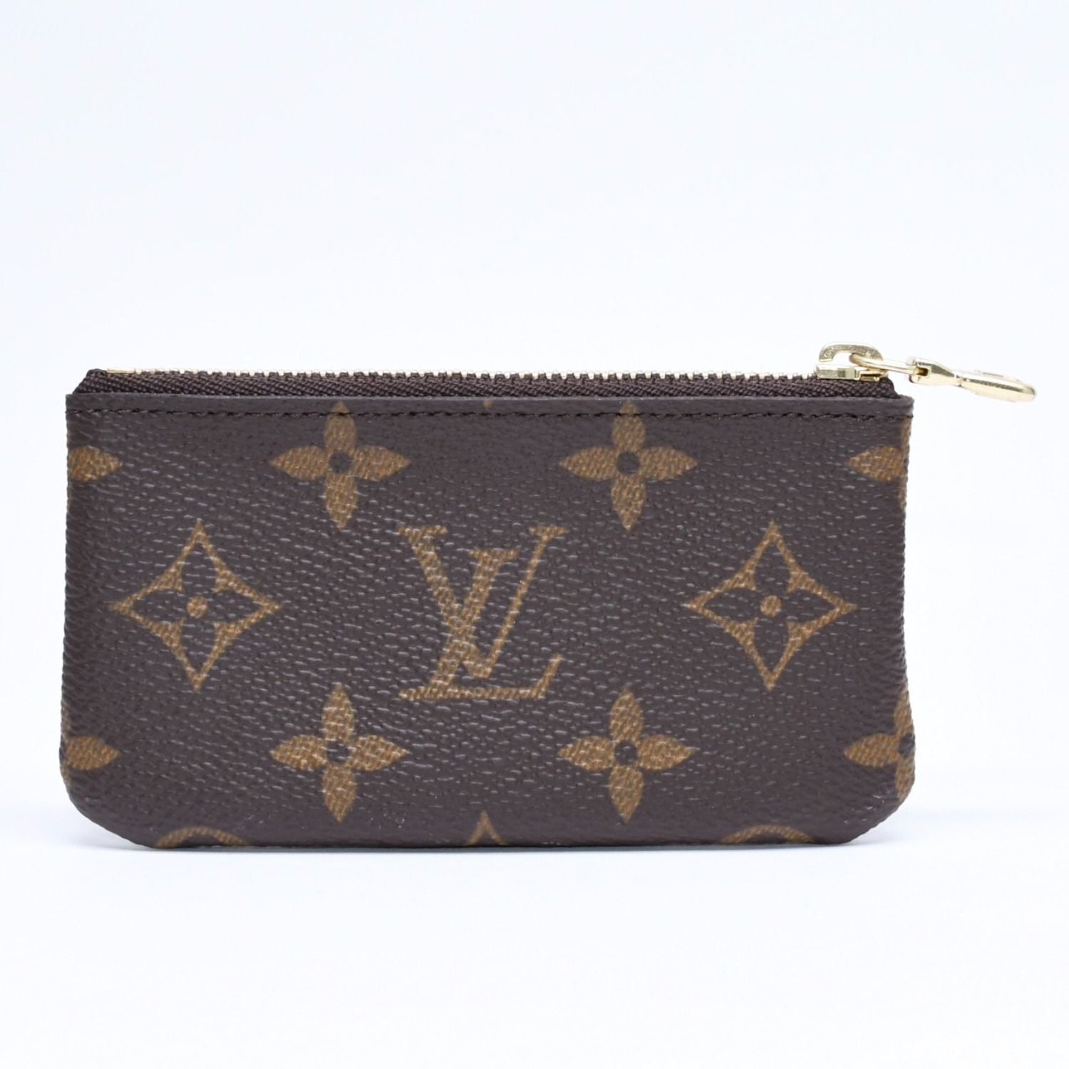 Louis Vuitton Pochette Cles Coin Purse Monogram Brown — view 2