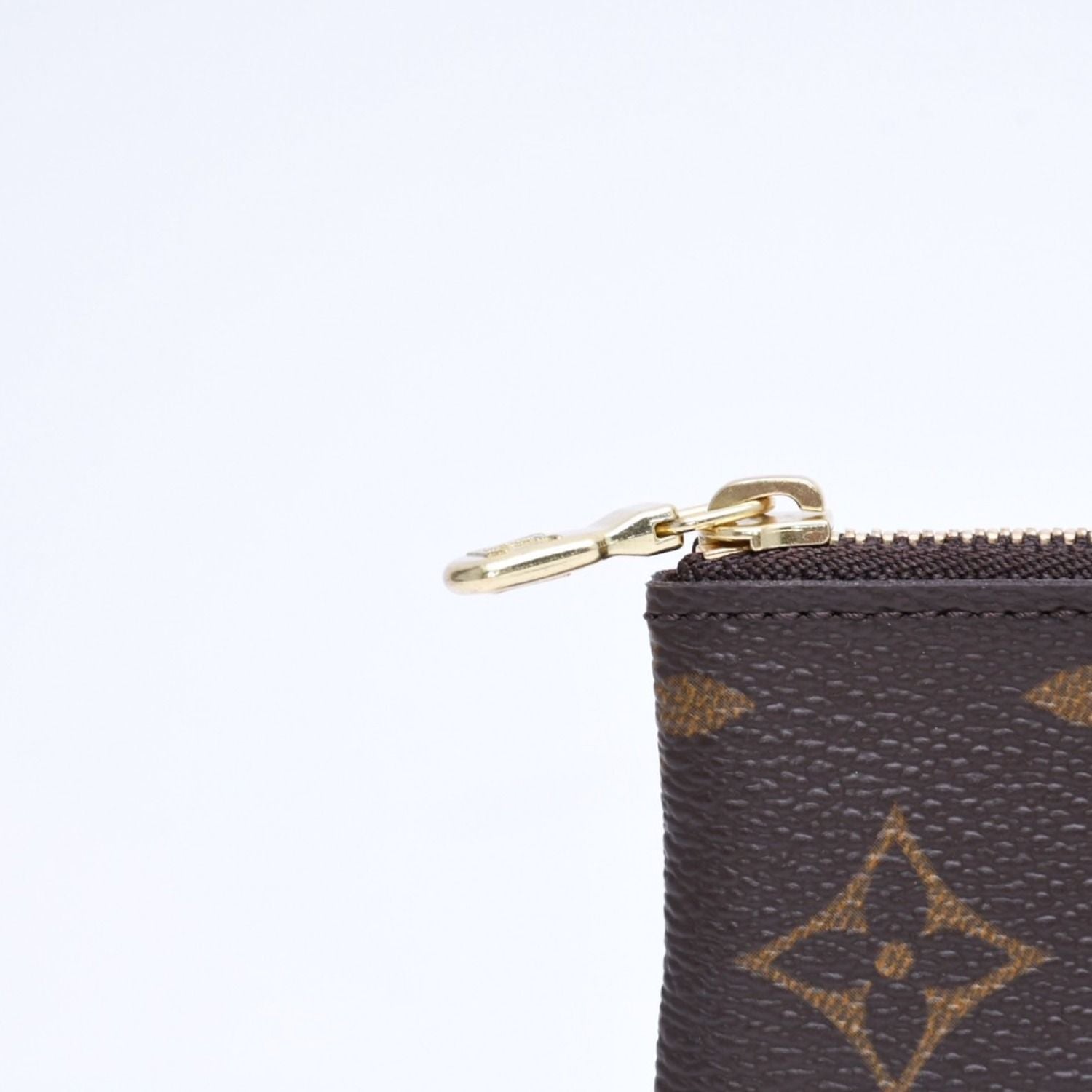 Louis Vuitton Pochette Cles Coin Purse Monogram Brown — view 7