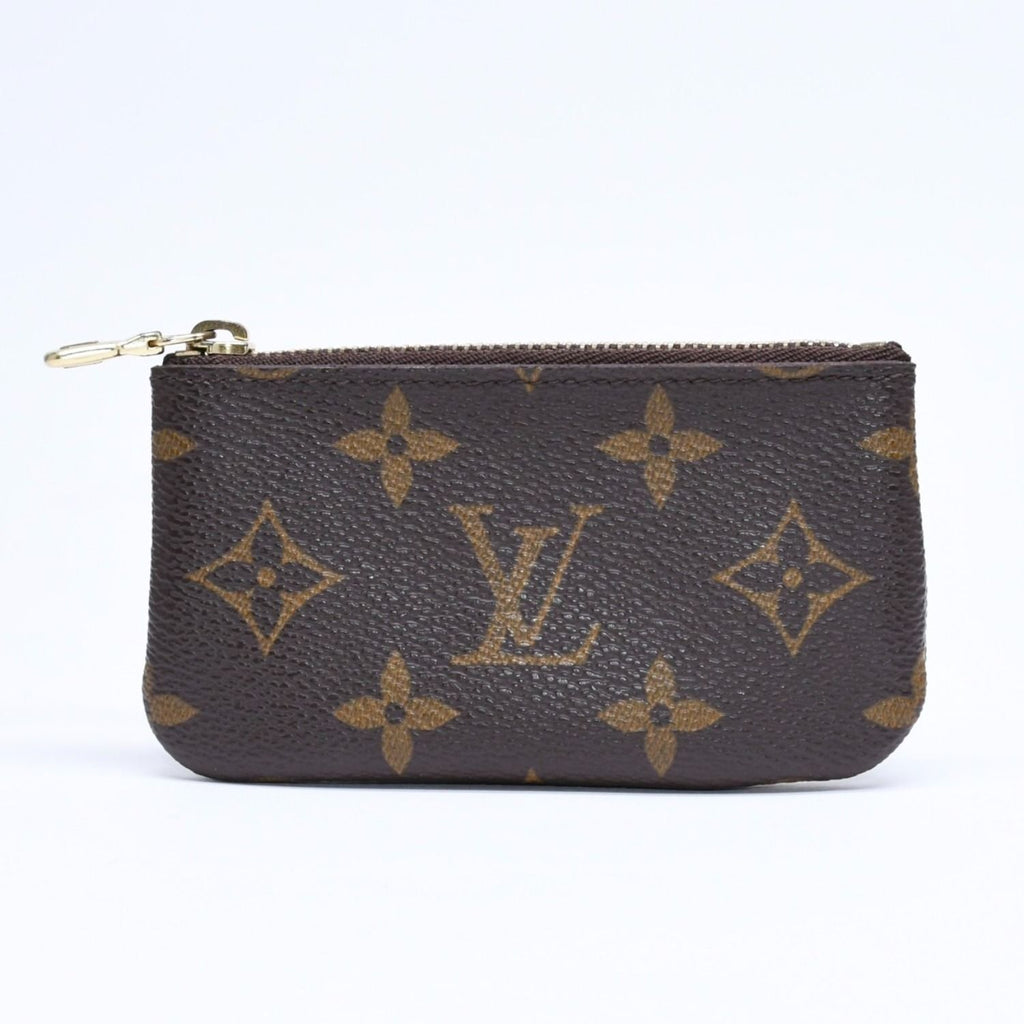 Louis Vuitton Pochette Cles Coin Purse Monogram Brown