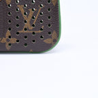 Louis Vuitton Perfo Pochette Cles Coin Purse Monogram Brown Green — view 6