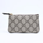 Gucci Coin Purse Case GG Pattern Canvas Gold