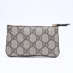 Gucci Coin Purse Case GG Pattern Canvas Gold — view 2