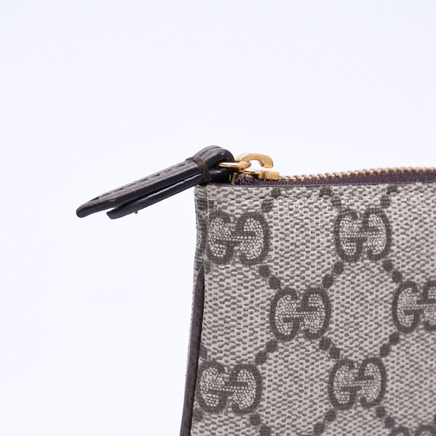 Gucci Coin Purse Case GG Pattern Canvas Gold — view 6