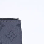 Louis Vuitton Monogram Eclipse Pochette Cles Coin Purse Black Gray — view 5