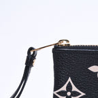 Louis Vuitton Coin Purse Monogram Empreinte Noir Pochette Cles Black Beige — view 7