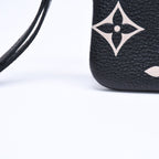 Louis Vuitton Coin Purse Monogram Empreinte Noir Pochette Cles Black Beige — view 8