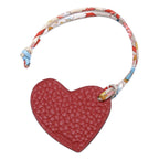 Hermes Petit h Taurillon Clemence Epsom Heart Motif Bag Charm