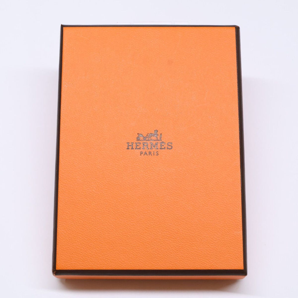 Hermes Petit h Taurillon Clemence Epsom Heart Motif Bag Charm — view 6