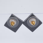 Chanel 16c CC Logo Square Earring — view 4
