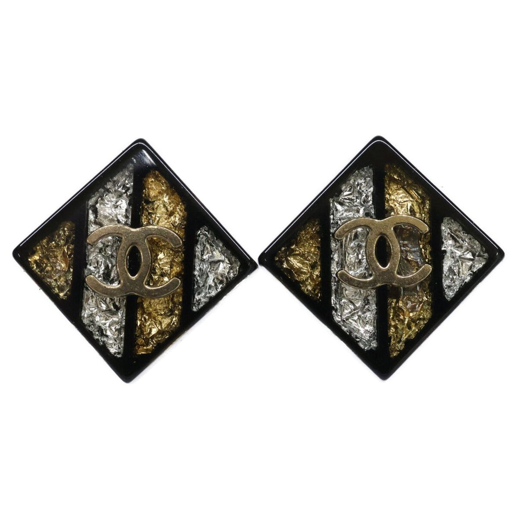 Chanel 16c CC Logo Square Earring