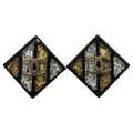 Chanel 16c CC Logo Square Earring