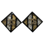 Chanel 16c CC Logo Square Earring