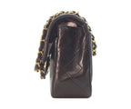 Chanel Black Lambskin Gold Double Flap Bag Quilted 23 — view 2