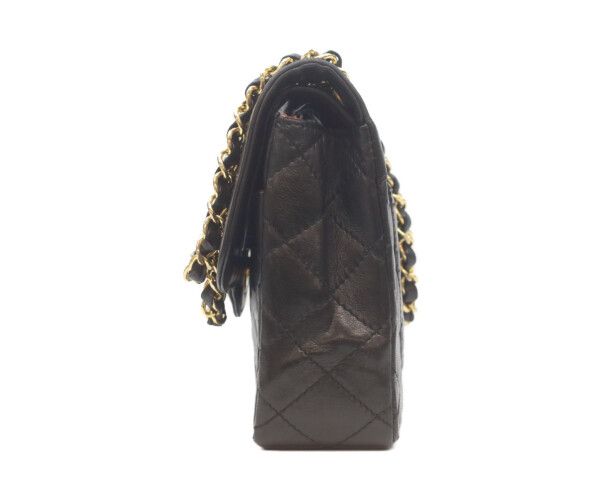 Chanel Black Lambskin Double Flap Bag Limited Edition Mini Quilted 22 — view 2