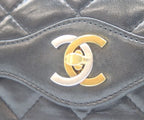 Chanel Black Lambskin Double Flap Bag Limited Edition Mini Quilted 22 — view 6