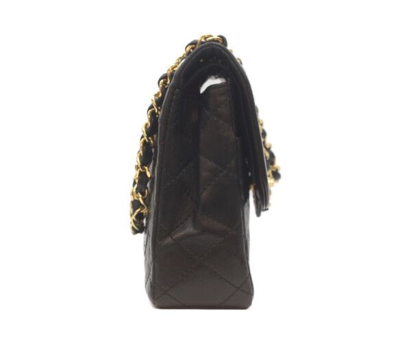 Chanel Black Lambskin Double Flap Bag Limited Edition Mini Quilted 22 — view 4