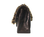 Chanel Black Lambskin Gold Double Flap Bag Quilted 23 — view 2