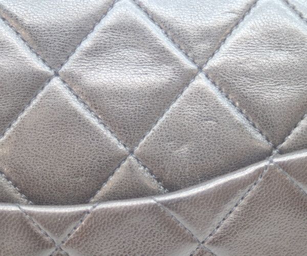 Chanel Black Lambskin Gold Double Flap Bag Quilted 25 — view 7