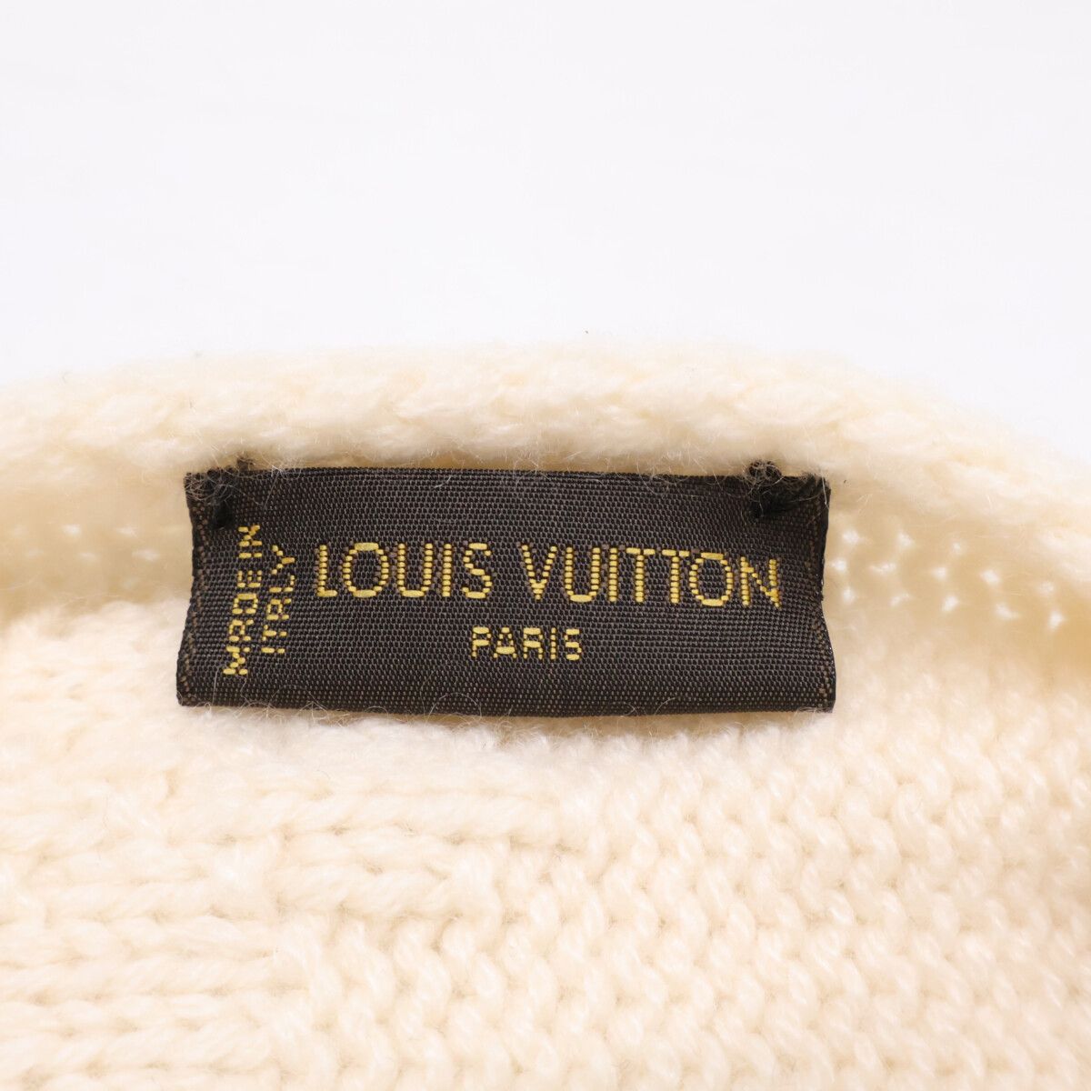 Louis Vuitton Mink Pom Cashmere Scarf — view 5