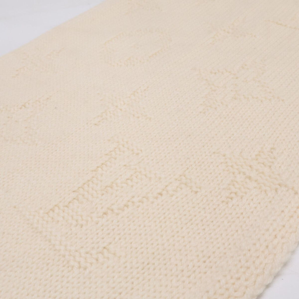 Louis Vuitton Mink Pom Cashmere Scarf — view 7