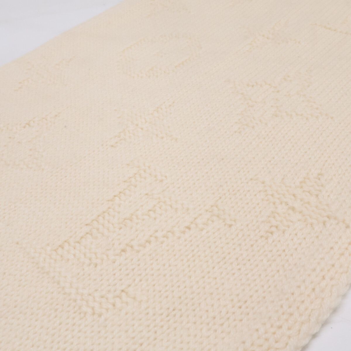 Louis Vuitton Mink Pom Cashmere Scarf — view 7