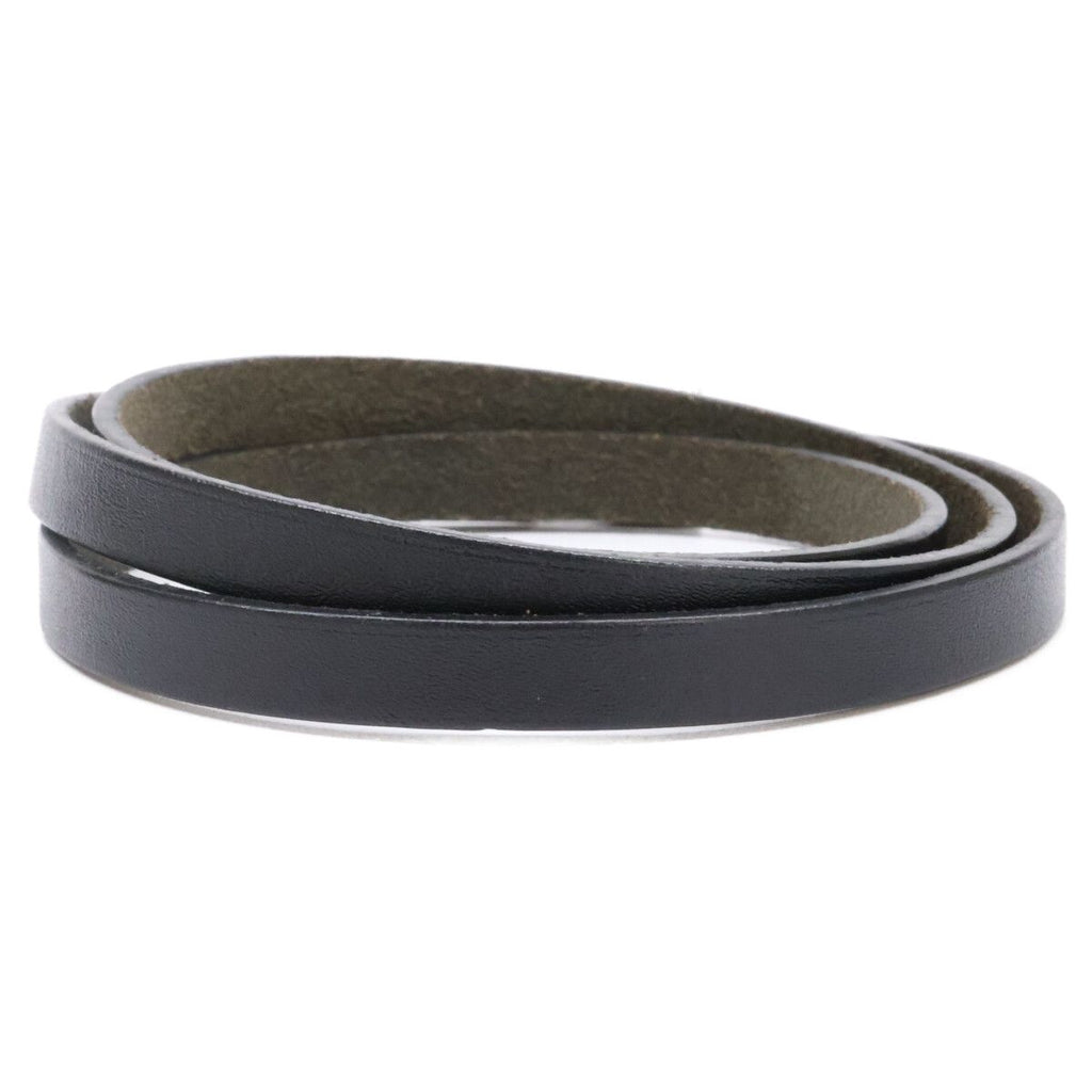 Hermes Behapi Triple Strand Leather Bracelet — view 4