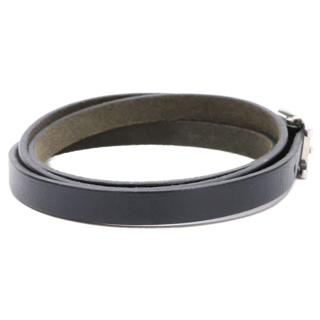 Hermes Behapi Triple Strand Leather Bracelet — view 5