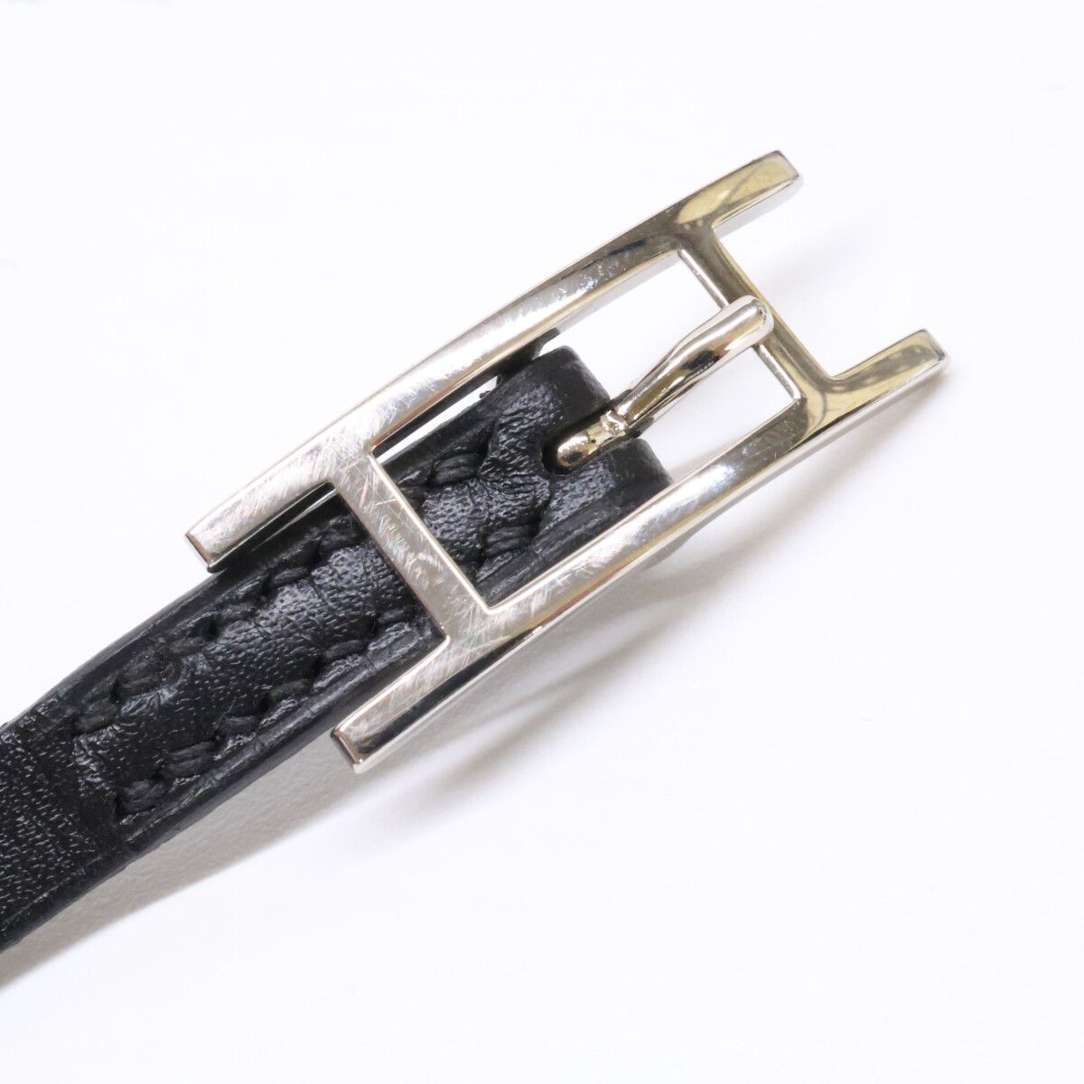 Hermes Behapi Triple Strand Leather Bracelet — view 7