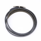 Hermes Behapi Triple Strand Leather Bracelet — view 6