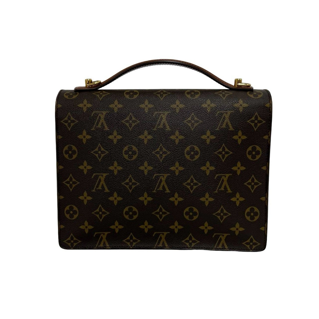 Louis Vuitton Almost with Key Vintage Monceau Monogram Leather 2-Way Shoulder Bag — view 3