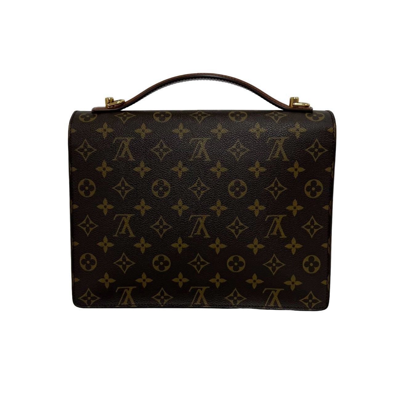 Louis Vuitton Almost with Key Vintage Monceau Monogram Leather 2-Way Shoulder Bag — view 3