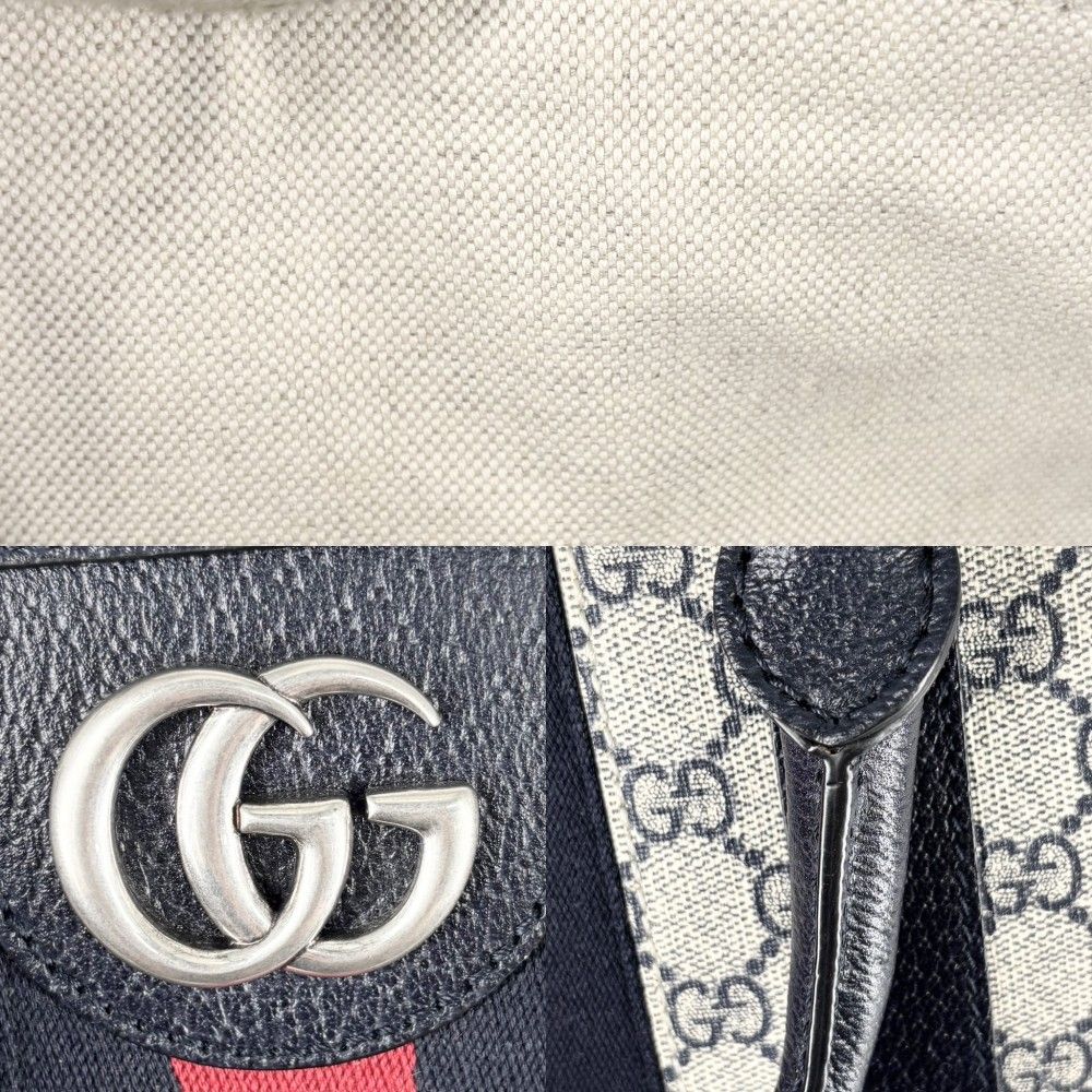 Gucci Boston Bag Ophidia Duffle Shoulder Crossbody GG Supreme Canvas — view 6