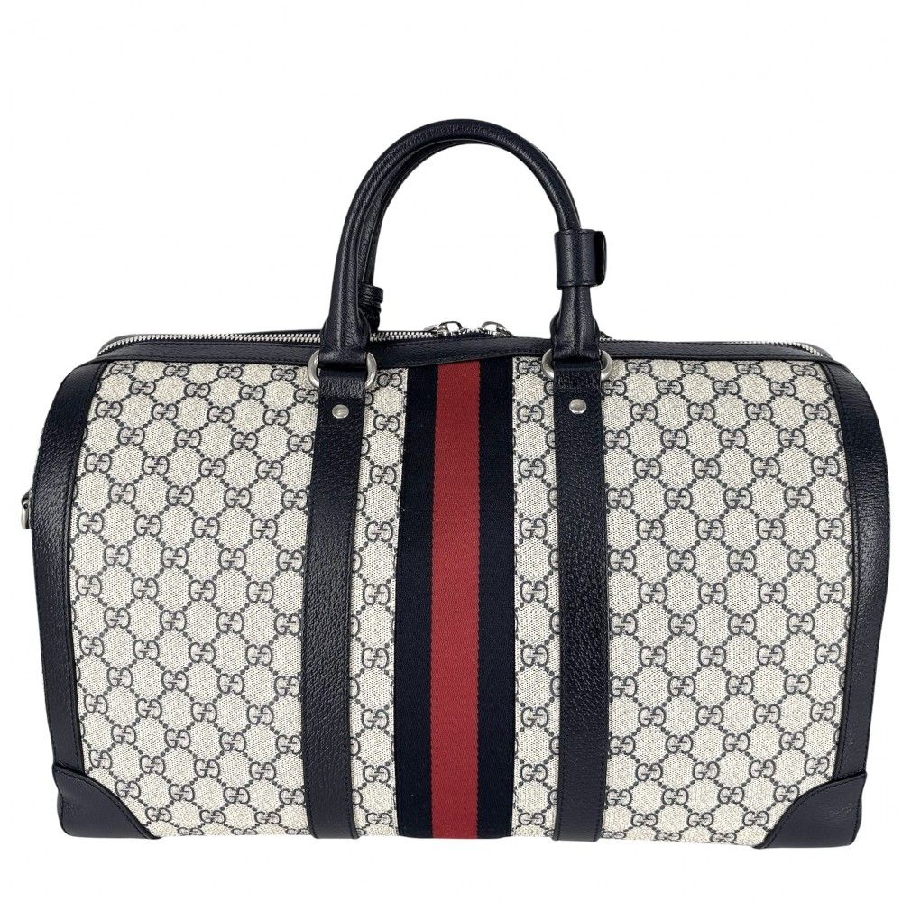 Gucci Boston Bag Ophidia Duffle Shoulder Crossbody GG Supreme Canvas — view 2