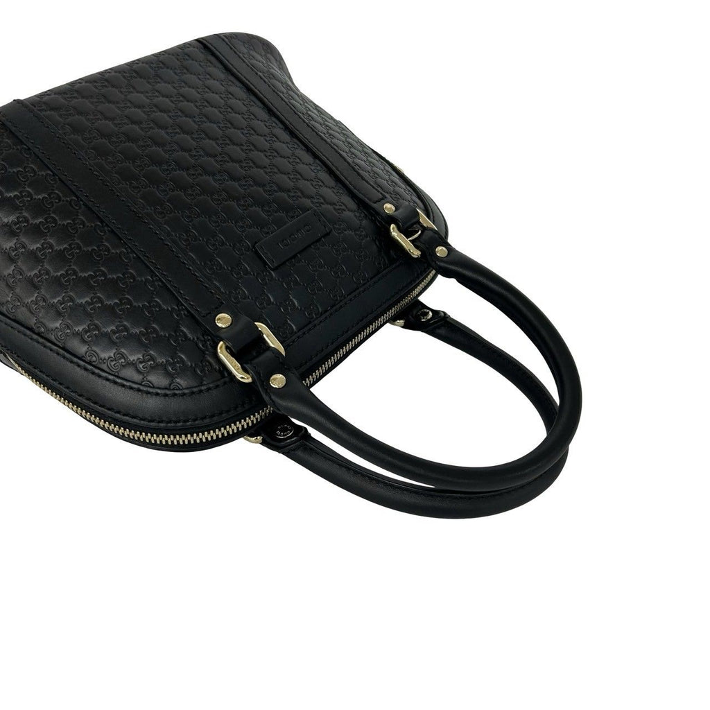 Gucci Micro Guccissima Leather 2-Way Shoulder Bag Mini Black — view 4