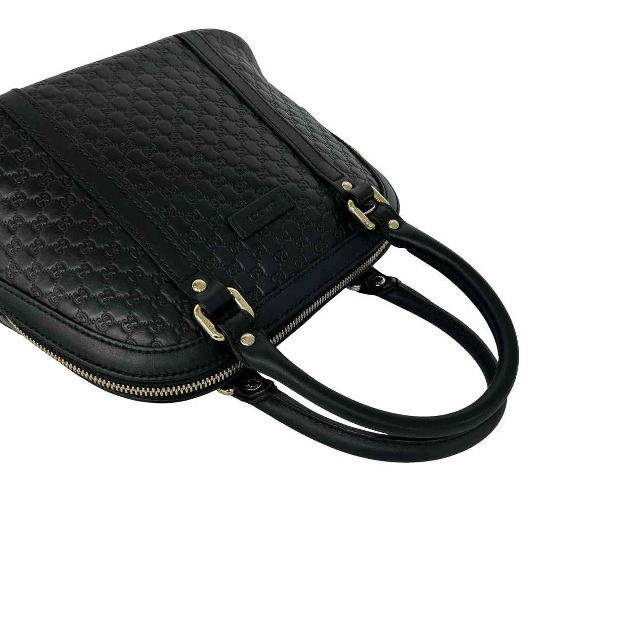 Gucci Micro Guccissima Leather 2-Way Shoulder Bag Mini Black — view 4