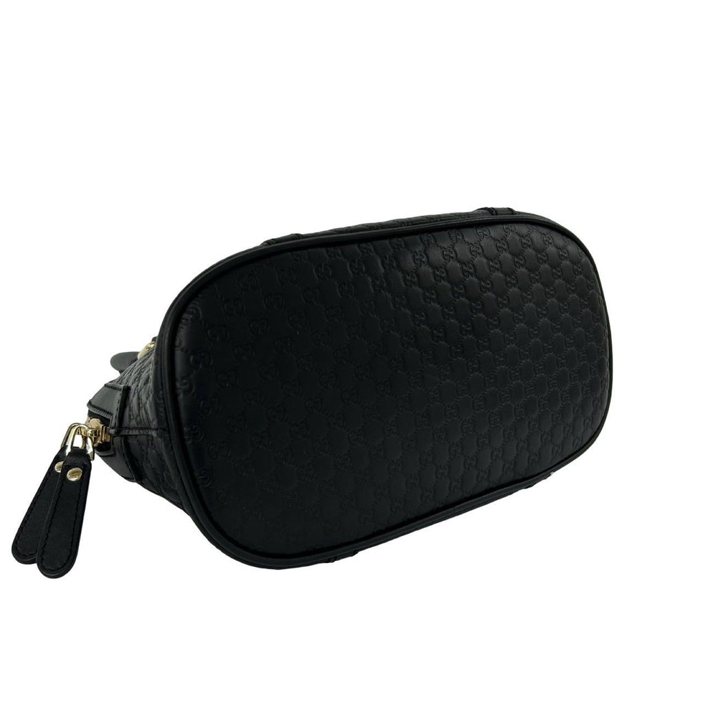 Gucci Micro Guccissima Leather 2-Way Shoulder Bag Mini Black — view 7