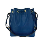 Louis Vuitton Vintage Noe Epi Leather Drawstring Shoulder Bag Toledo Blue — view 3