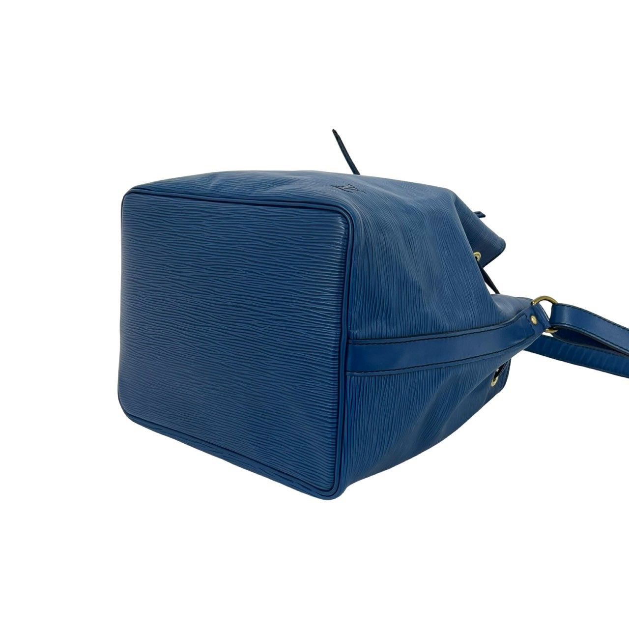 Louis Vuitton Vintage Noe Epi Leather Drawstring Shoulder Bag Toledo Blue — view 8