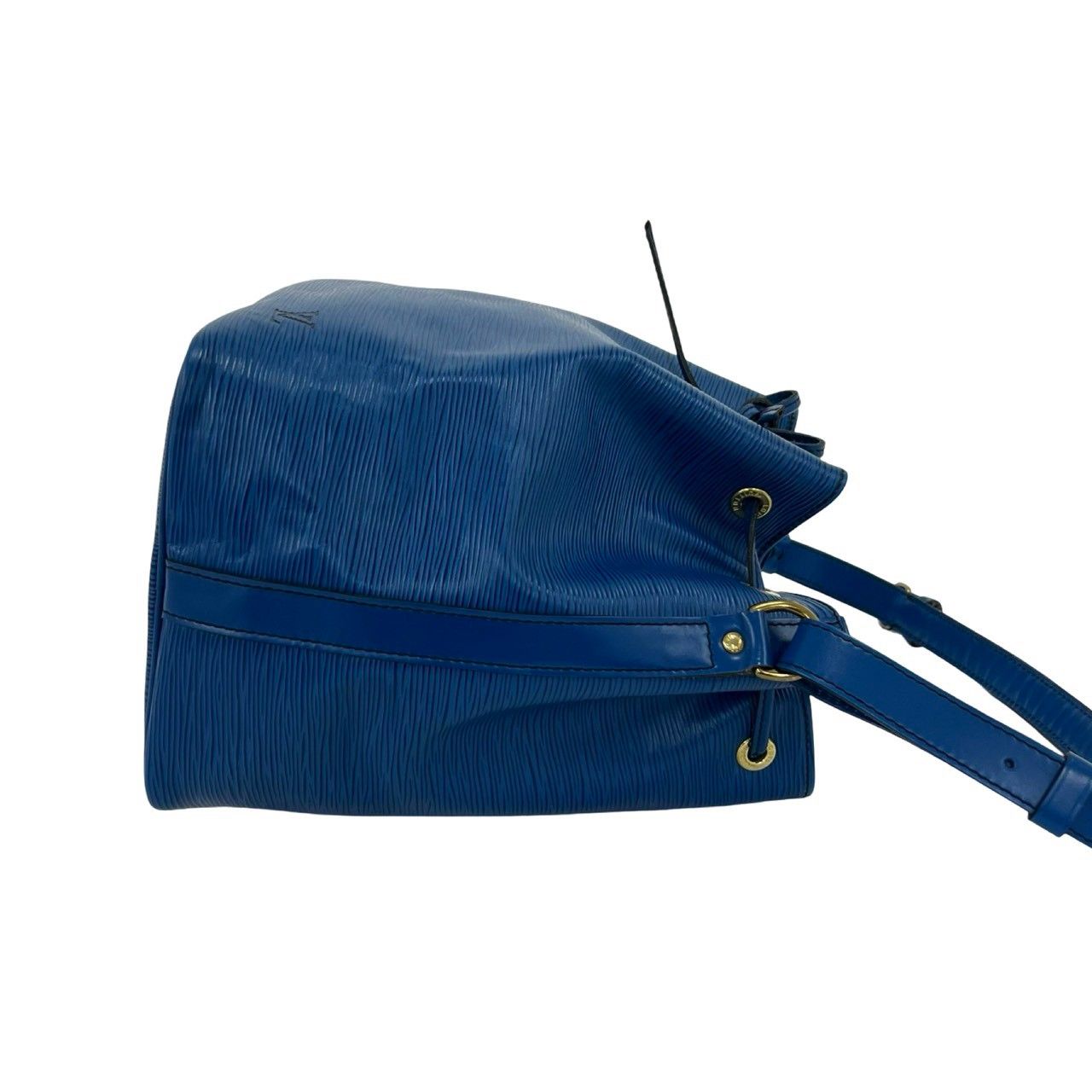 Louis Vuitton Vintage Noe Epi Leather Drawstring Shoulder Bag Toledo Blue — view 6