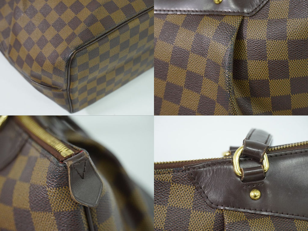 Louis Vuitton LV Westminster GM Damier Ebene Shoulder Bag Tote Brown Vintage — view 7