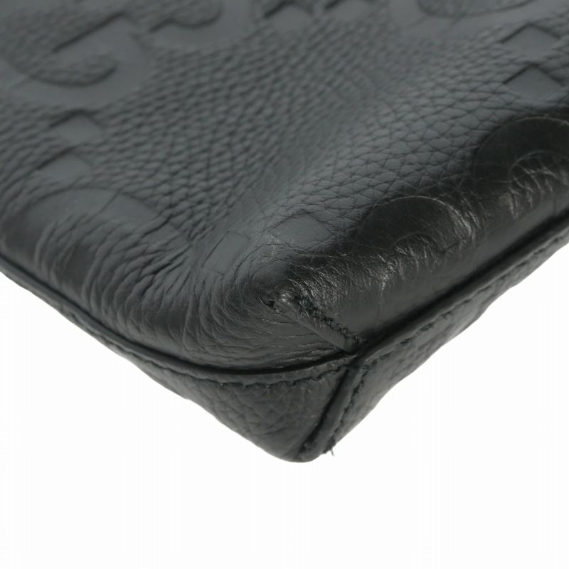 Gucci Jumbo GG Messengerbag Shoulder Bag Black — view 7