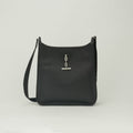 Hermes Vespa PM Shoulder Bag Epsom Noir Black Silver Veau